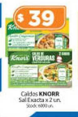 Cordiez Caldos knorr sal exacta oferta