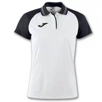 Joma Polo manga corta mujer torneo ii blanco negro oferta