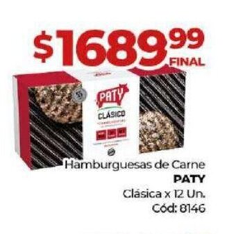 Diarco Hamburguesas de Carne Paty oferta