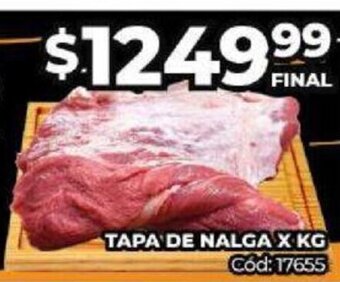 Diarco Tapa de Nalga x kg oferta