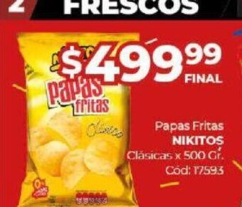 Diarco Papas Fritas Nikitos oferta