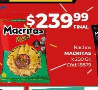 Diarco Nachos Macritas oferta