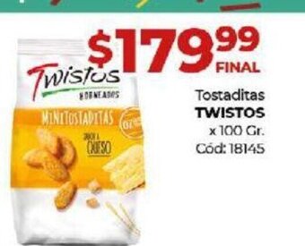 Diarco Tostaditas Twistos oferta