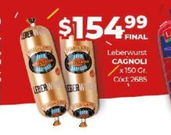 Diarco Leberwurst Cagnoli oferta