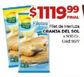 Diarco Filet de Merluza Granja Del Sol oferta