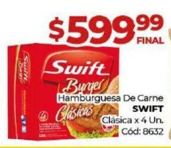 Diarco Hamburguesa de Carne Swift oferta