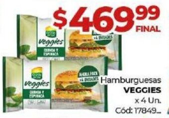 Diarco Hamburguesas Veggies oferta