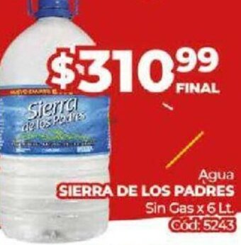 Diarco Agua Sierra de Los Padres oferta