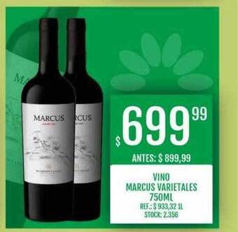 Supermercados Todo Vino marcus varietales oferta