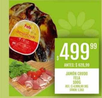 Supermercados Todo Jamón crudo fela oferta