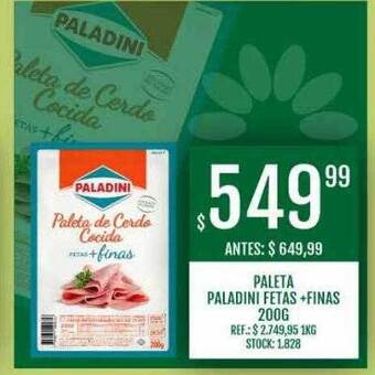 Supermercados Todo Paleta paladini fetas + finas oferta