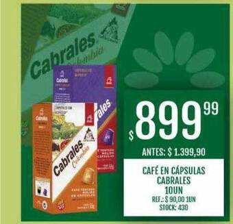 Supermercados Todo Café en cápsulas cabrales oferta
