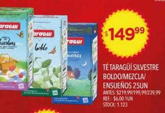 Supermercados Todo Té taragüí silvestre boldo mezcla ensueños oferta