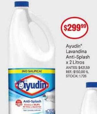 Supermercados Todo Ayudin lavandina anti-splash oferta