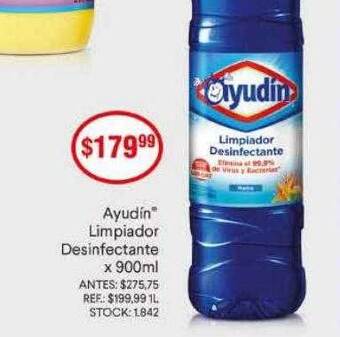 Supermercados Todo Ayudin limpiador desinfectante oferta