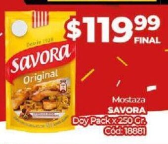 Diarco Mostaza Savora oferta