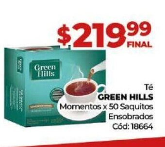 Diarco Té Green Hills oferta