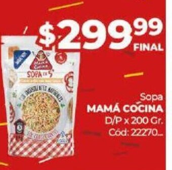 Diarco Sopa Mamá Cocina oferta