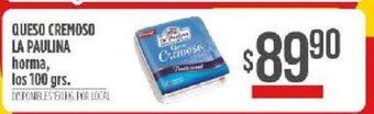 Supermercados Vea Queso Cremoso La Paulina oferta