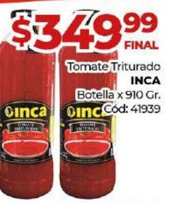 Diarco Tomate Triturado Inca oferta