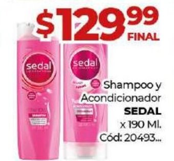 Diarco Shampoo y Acondicionador Sedal oferta