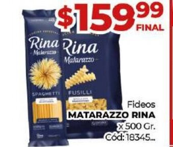 Diarco Fideos Matarazzo Rina oferta