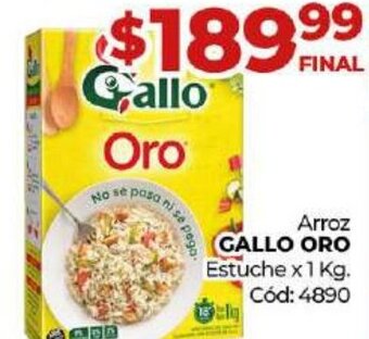 Diarco Arroz Gallo Oro oferta
