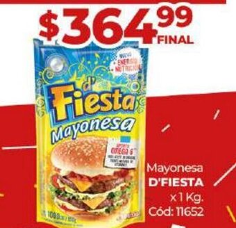 Diarco Mayonesa D'Fiesta oferta
