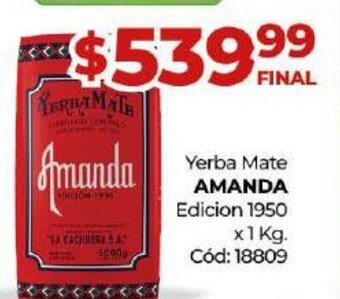 Diarco Yerba Mate Amanda oferta