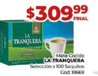 Diarco Mate Cocido La Tranquera oferta