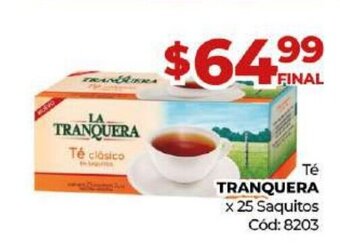Diarco Té Tranquera oferta