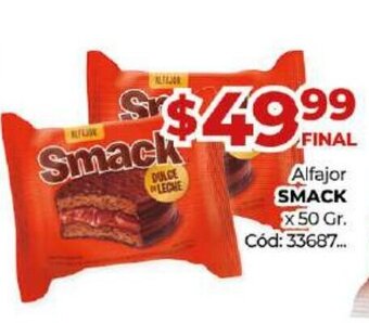 Diarco Alfajor Smack oferta