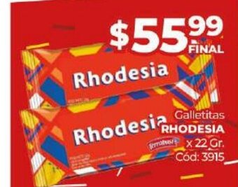 Diarco Galletitas Rhodesia oferta