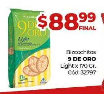 Diarco Bizcochitos 9 De Oro oferta