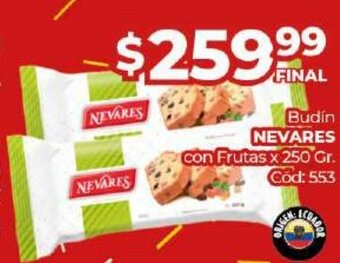 Diarco Budin Nevares oferta