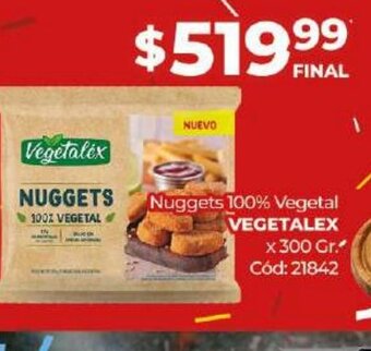 Diarco Nuggets 100& Vegetal Vegetalex oferta