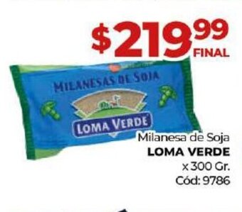 Diarco Milanesa de Soja Loma Verde oferta