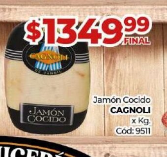 Diarco Jamón Cocido Cagnoli oferta