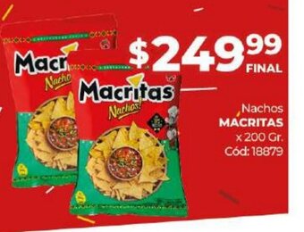 Diarco Nachos Macritas oferta