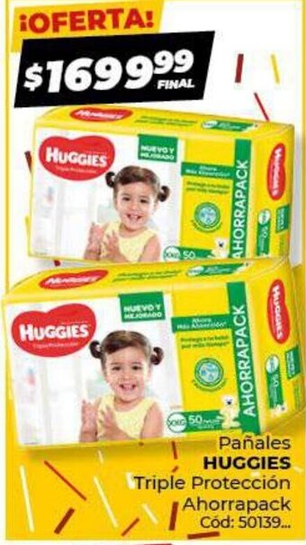 Diarco Pañales Huggies oferta