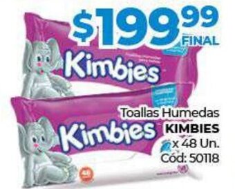 Diarco Toallas Humedas Kimbies oferta