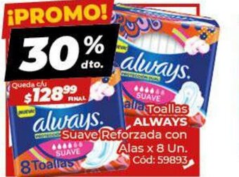 Diarco Toallas Always oferta