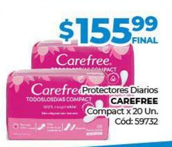 Diarco Protectores Diarios Carefree oferta