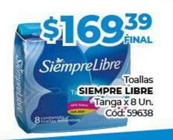 Diarco Toallas Siempre Libre oferta