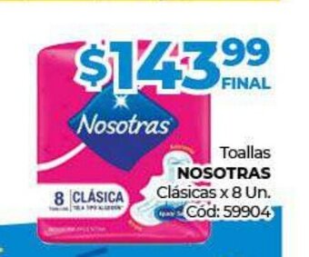 Diarco Toallas Nosotras oferta