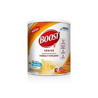 Boost suplemento nutricional powder vainilla lata re 370 gr