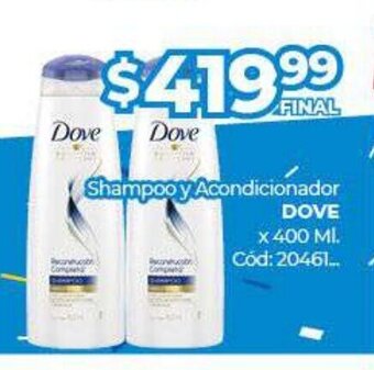 Diarco Shampoo y Acondicionador Dove oferta