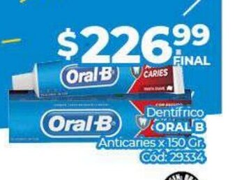 Diarco Dentifrico Oral B oferta