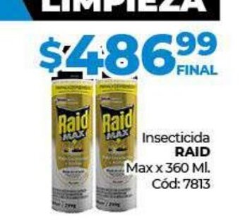 Diarco Insecticida Raid oferta