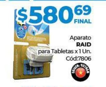 Diarco Aparato Raid oferta